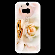 Coque HTC One M8s Alliance sur fond de rose