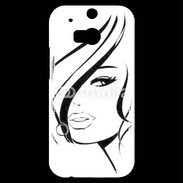 Coque HTC One M8s Coiffure