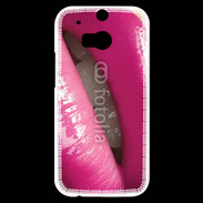 Coque HTC One M8s Lèvres roses