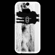 Coque HTC One M8s Plage romantique 5