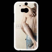 Coque HTC One M8s Couple câlin sexy 2