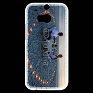 Coque HTC One M8s Couple romantique devant la mer