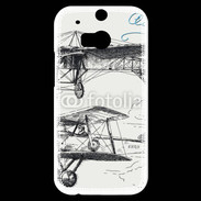 Coque HTC One M8s Vintage Aircraft