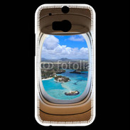 Coque HTC One M8s Vue de l'intérieur d'un avion