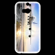 Coque HTC One M8s Atterrissage d'un avion de ligne