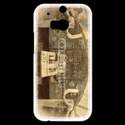 Coque HTC One M8s Vintage aviation 54