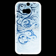 Coque HTC One M8s Fond tribal bleu