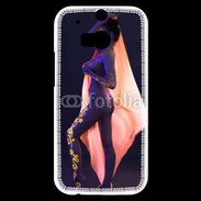 Coque HTC One M8s Tatouage sexy en or