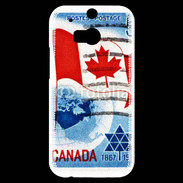 Coque HTC One M8s Timbre canadien 1967