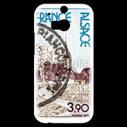 Coque HTC One M8s Timbre France Alsace 1977