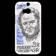 Coque HTC One M8s Timbre France Stendhal