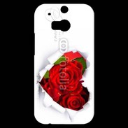 Coque HTC One M8s Rose forever
