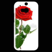 Coque HTC One M8s Rose rouge 2