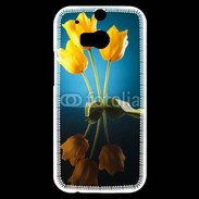 Coque HTC One M8s Miroir de tulipes