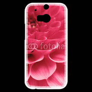 Coque HTC One M8s Pétale rose zoomé