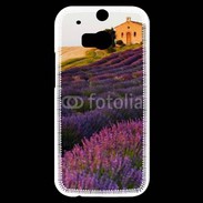 Coque HTC One M8s Champs de lavande 3