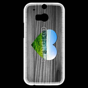 Coque HTC One M8s Coeur de nature