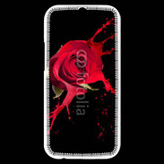 Coque HTC One M8s Rose splash