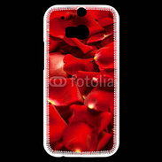 Coque HTC One M8s Fond pétales de roses