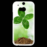 Coque HTC One M8s Trèfle à 4 feuilles 2