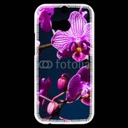 Coque HTC One M8s Belle Orchidée violette 15