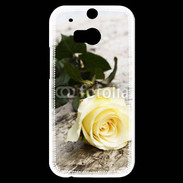 Coque HTC One M8s Belle rose Jaune 50