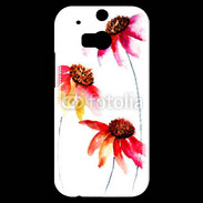 Coque HTC One M8s Belles fleurs en peinture