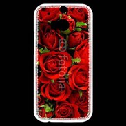 Coque HTC One M8s Rose Background 575