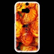 Coque HTC One M8s Rose Background 585