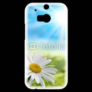 Coque HTC One M8s marguerite