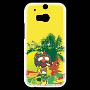 Coque HTC One M8s Rasta attitude