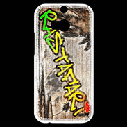 Coque HTC One M8s Rastafari graffiti
