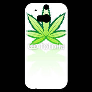 Coque HTC One M8s Feuille de cannabis 2