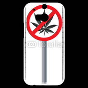 Coque HTC One M8s Cannabis interdit