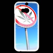 Coque HTC One M8s Interdiction de cannabis