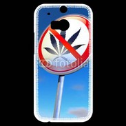 Coque HTC One M8s Interdiction de cannabis 2