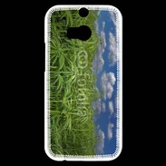 Coque HTC One M8s Champs de cannabis