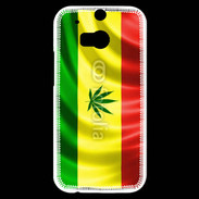 Coque HTC One M8s Drapeau cannabis