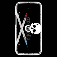 Coque HTC One M8s Tête de mort drogue