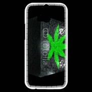 Coque HTC One M8s Cube de cannabis