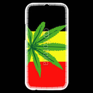 Coque HTC One M8s Drapeau allemand cannabis