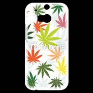 Coque HTC One M8s Marijuana leaves