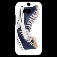 Coque HTC One M8s Paire de converse bleue