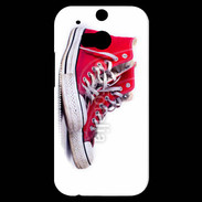 Coque HTC One M8s Chaussure Converse rouge