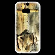 Coque HTC One M8s Phare et bateau Vintage