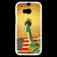 Coque HTC One M8s Vintage USA 15