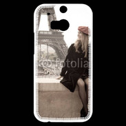 Coque HTC One M8s Vintage Tour Eiffel 30