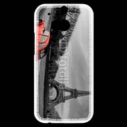 Coque HTC One M8s Vintage Paris et deudeuch 15