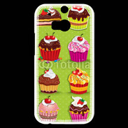 Coque HTC One M8s Vintage Cupcake 760