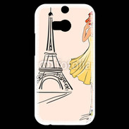 Coque HTC One M8s Paris Vintage 1000